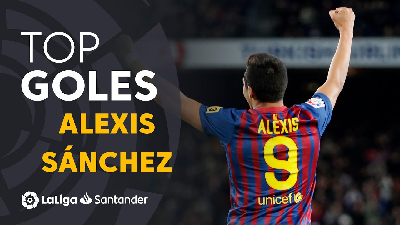 TOP 25 GOALS Alexis Sánchez en LaLiga Santander background