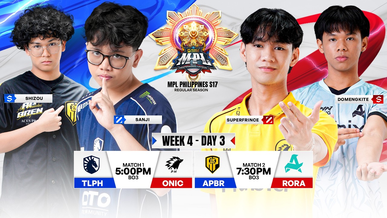 🔴 REBROADCAST | MPL PH S17 | ENGLISH - Week 4 Day 3