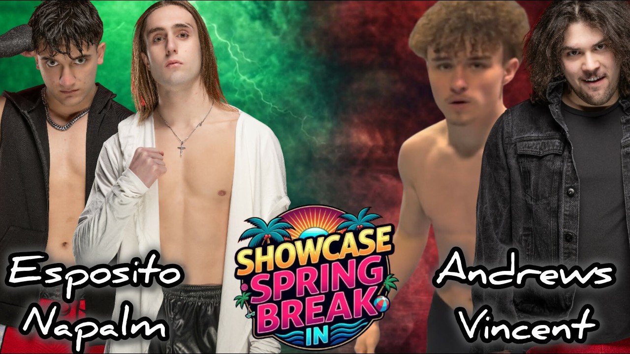 Warriors Showcase - Nick Andrews & Anthony Vincent v Dylan Napalm & Anthony Esposito background