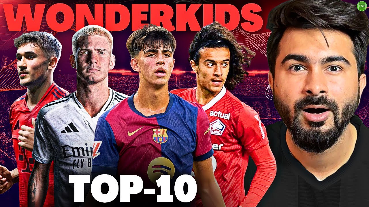 Top 10 Wonderkids to WATCH OUT For in 2025/26 Season backdrop