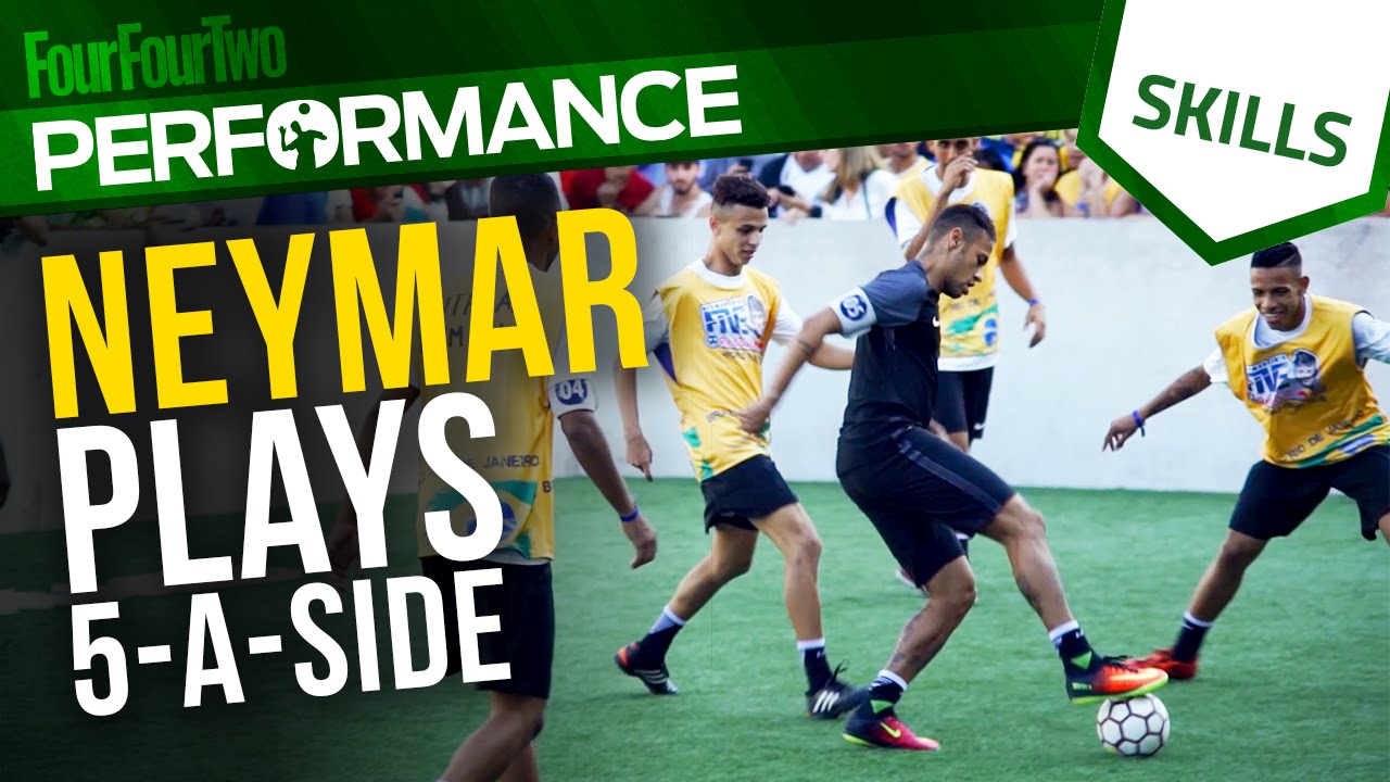 Neymar plays 5-a-side | Tricks and skills background
