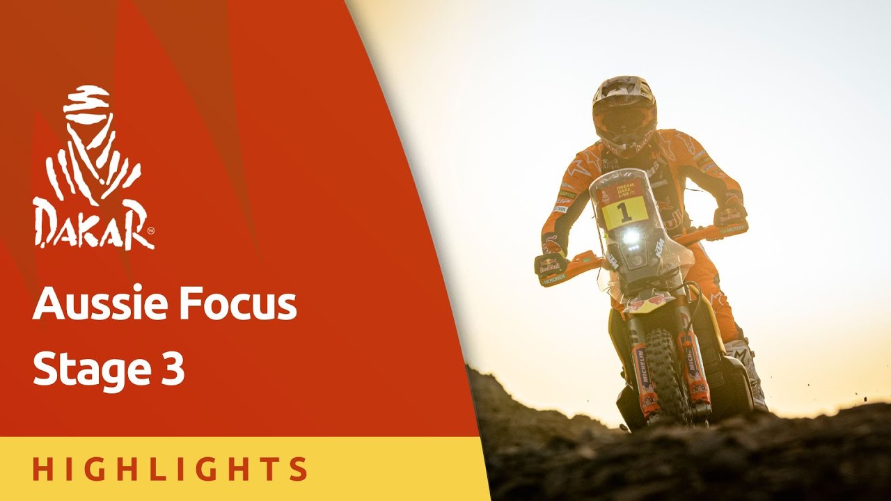 Sanders 3rd on Stage 3 of Dakar, Price Struggles, Brock Improves
