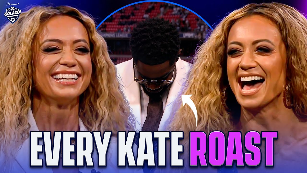 EVERY Kate Scott (formerly Abdo) Roast of 2024 on UCL Today 🌶️ | CBS Sports Golazo background
