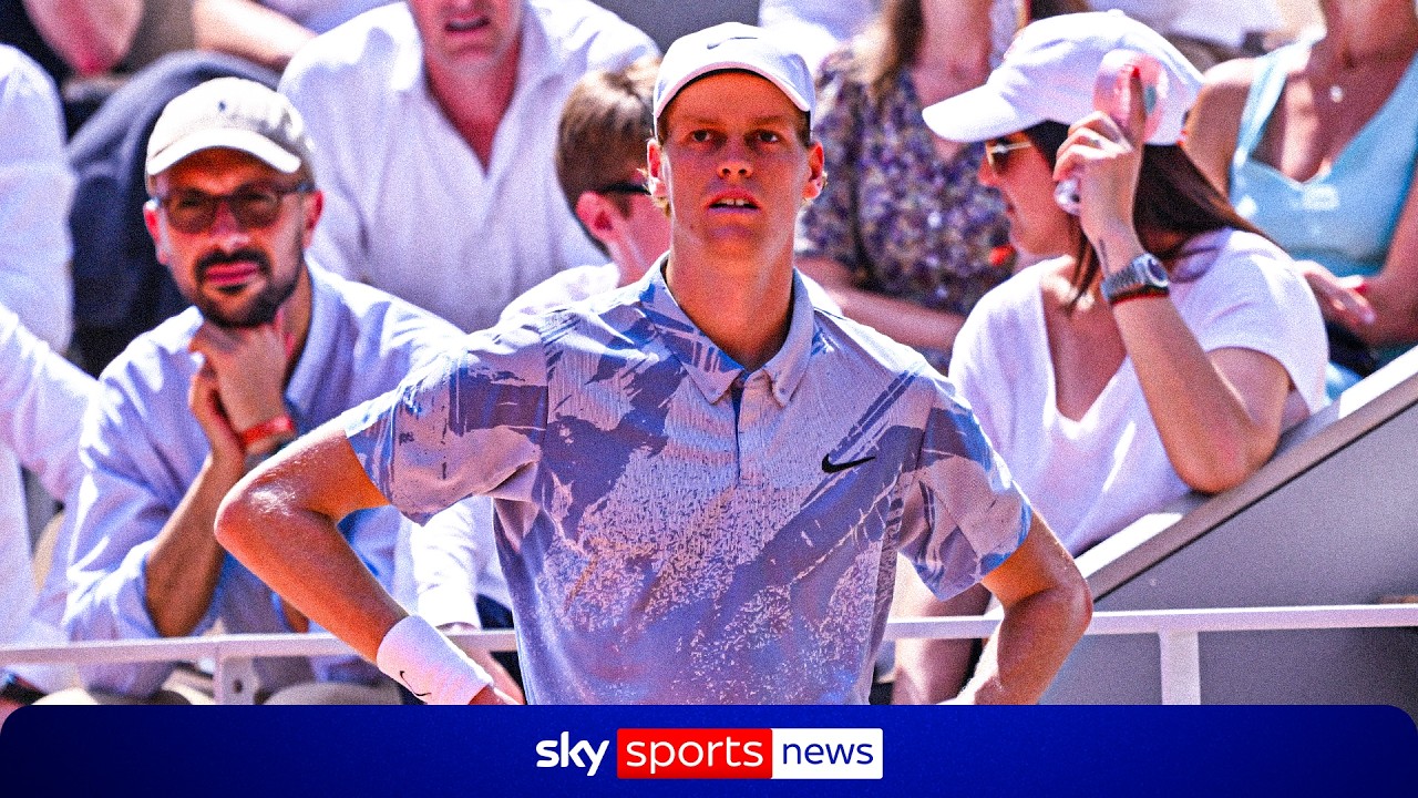 World no.1 Jannik Sinner knocked out of French Open after leading 2-0 in sets