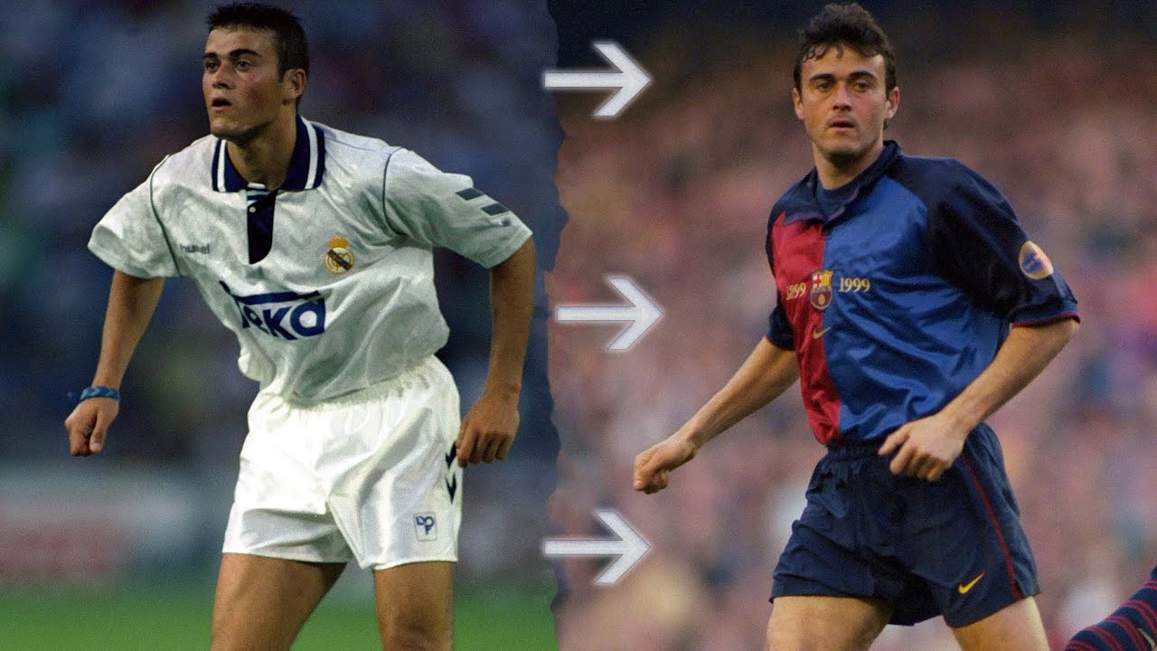 ElClasico: When Luis Enrique scored for Real Madrid & Barcelona background