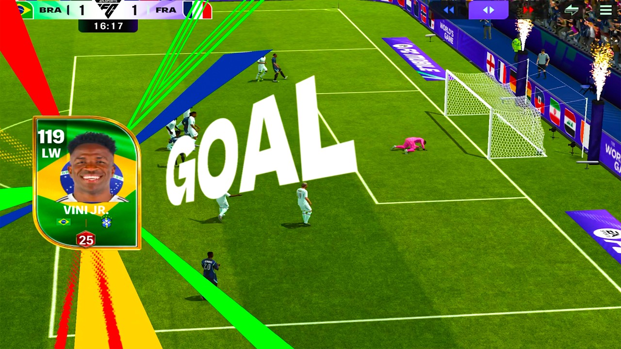 I PLAYED THE NEW WORLD CUP MODE IN EA FC 26 MOBILE! (Brazil vs France) background