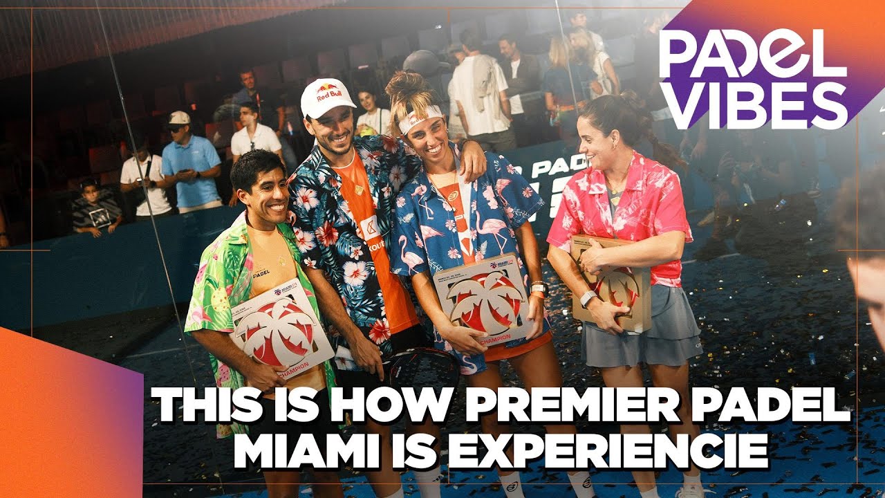 Padel Vibes 🌴🎾 | Inside Premier Padel Miami | beIN SPORTS USA background
