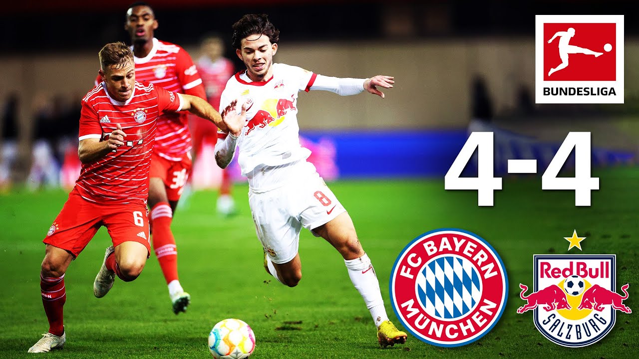 8-Goal-Spectacle! | FC Bayern München vs. FC Salzburg | Highlights background