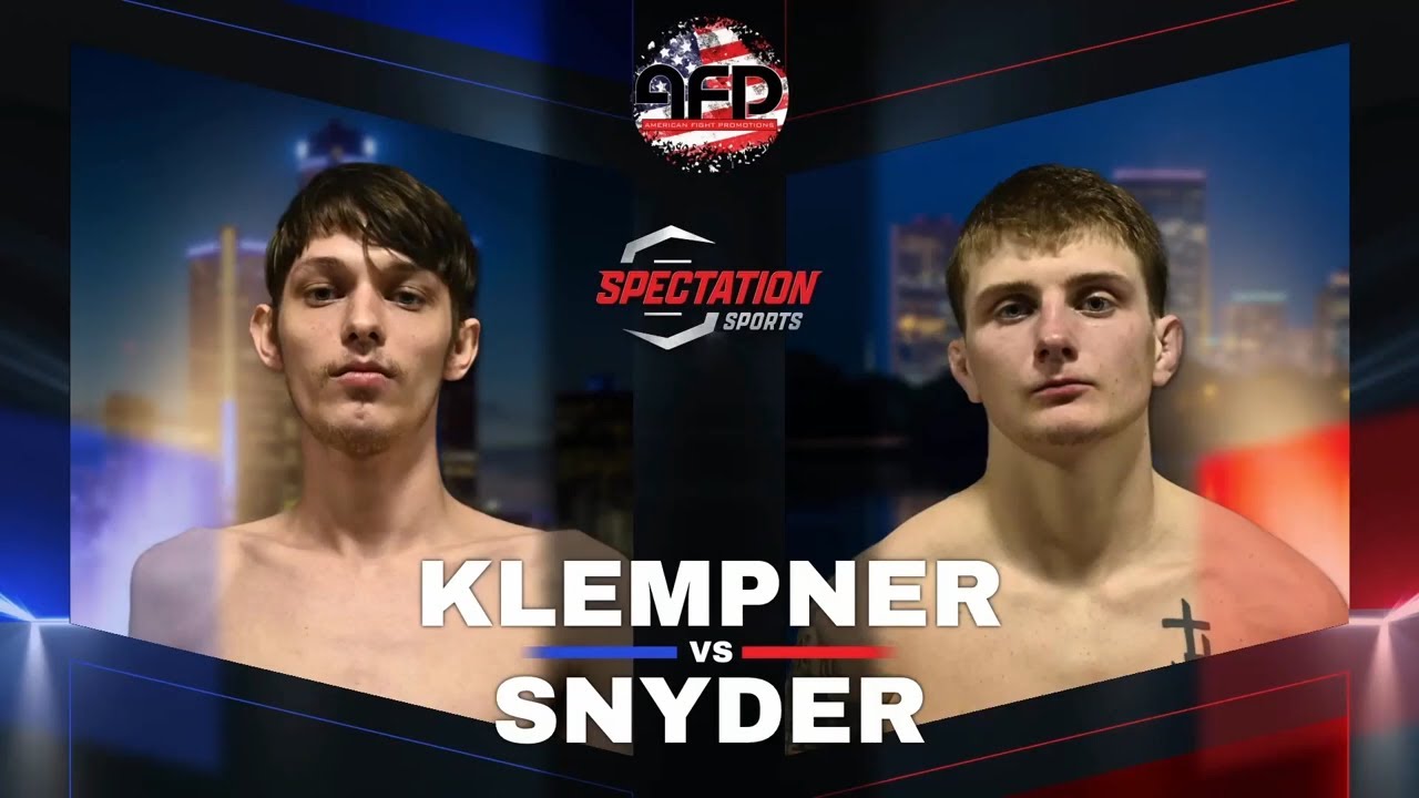 Ryan Snyder vs. Brad Klempner - AFP 6 background