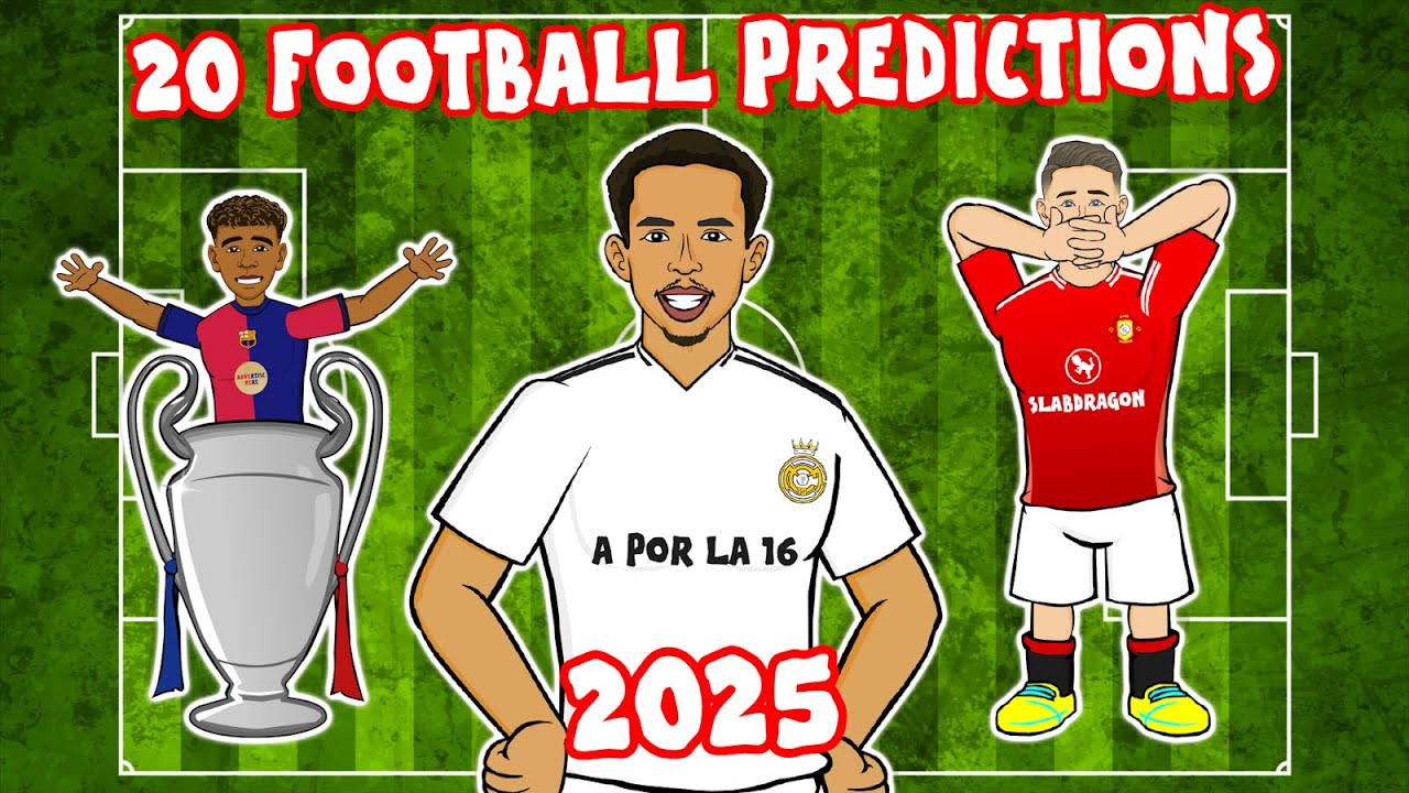 20 FOOTBALL PREDICTIONS - 2025🤔 background