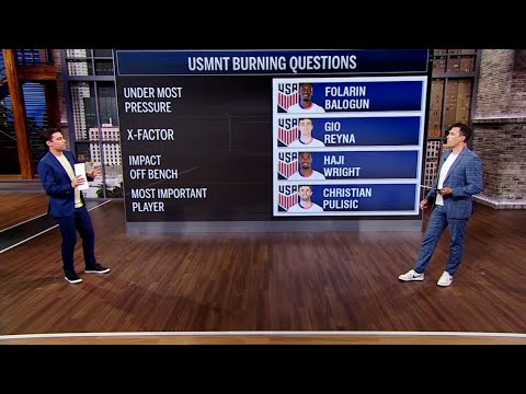 USMNT Burning Questions #futbolamericas backdrop