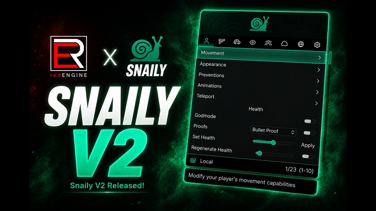 Snaily V2 x redENGINE - The Best FiveM Combo