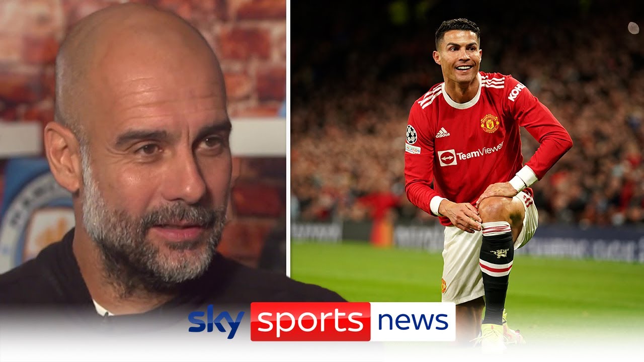 'He will be scoring goals at 75!' - Pep Guardiola on Cristiano Ronaldo ahead of the Manchester Derby background
