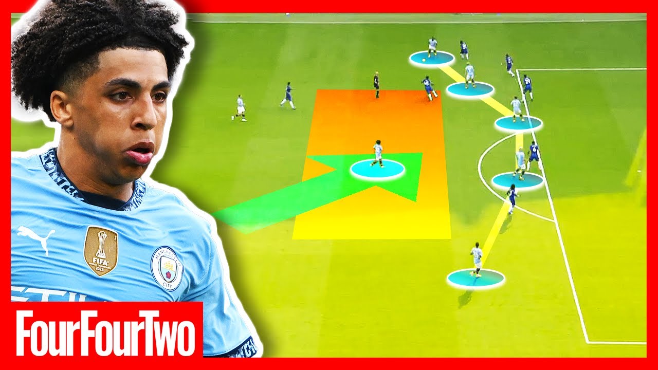 How Man City Have Invented A New Position For Rico Lewis background