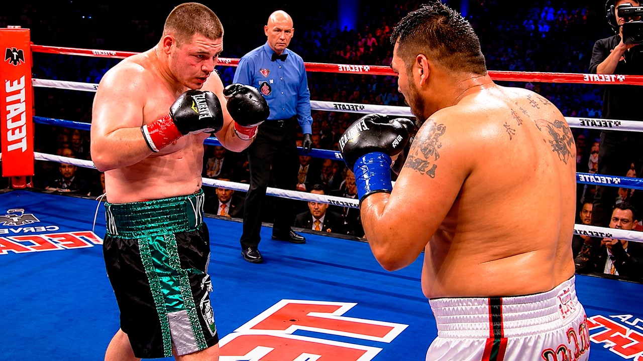 Andy Ruiz (USA) vs Angel Herrera (USA) | BOXING Fight, HD, 60 fps background