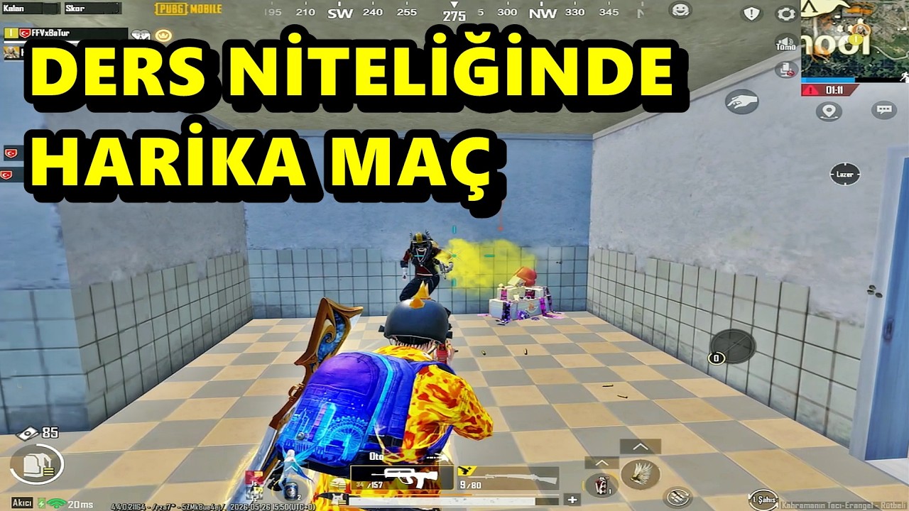 DERS NİTELİĞİNDE HARİKA MAÇ ! BATUR GAME SOLO SQUAD PUBG MOBİLE
