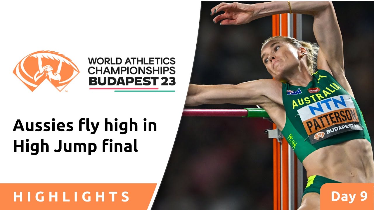 Aussies fly high in women's high jump final backdrop