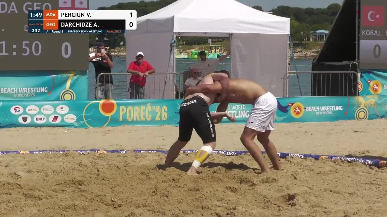 Vitalie PERCIUN (MDA) vs. Aleksi DARCHIDZE (GEO) • A | Round 1 • Men's BW 90Kg