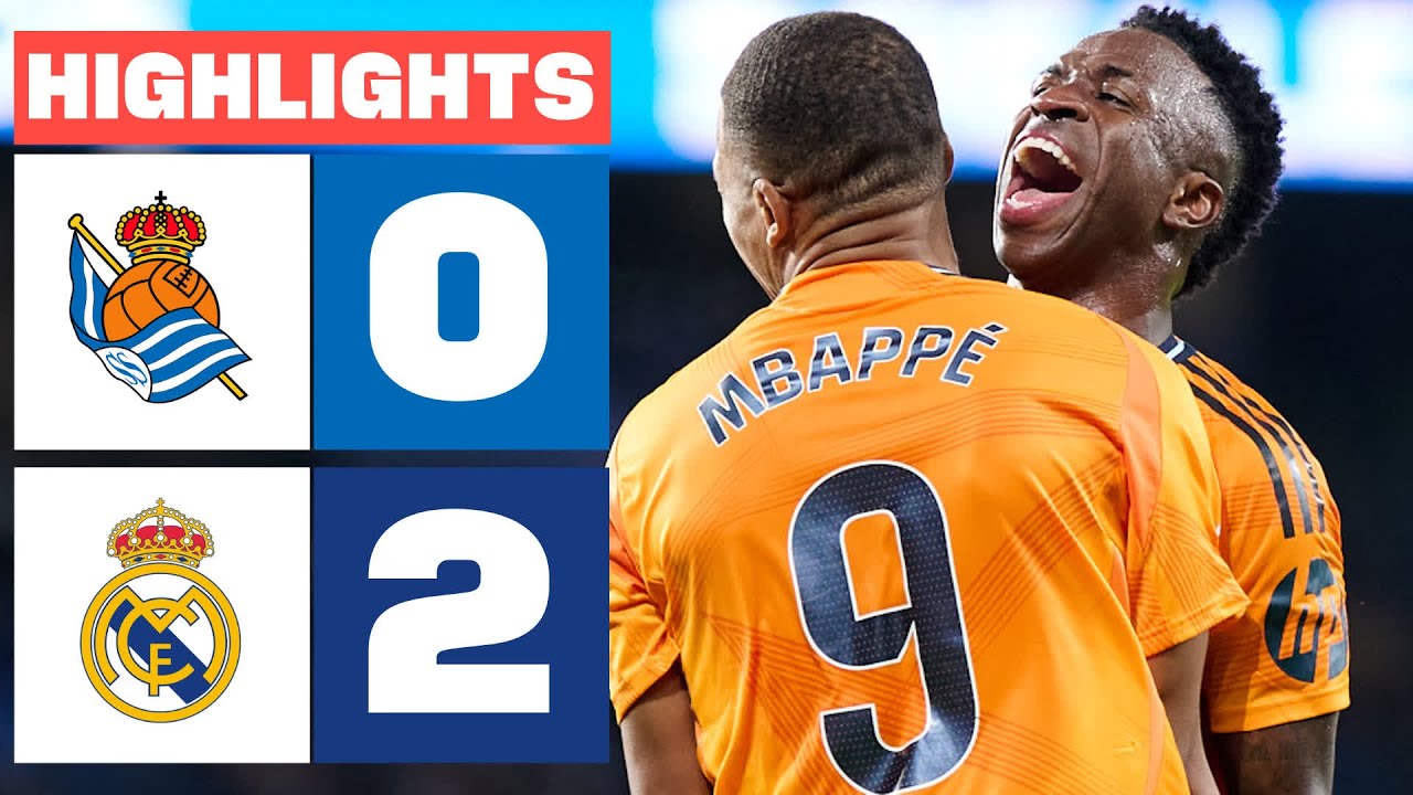 REAL SOCIEDAD 0 - 2 REAL MADRID | RESUMEN LALIGA EA SPORTS backdrop