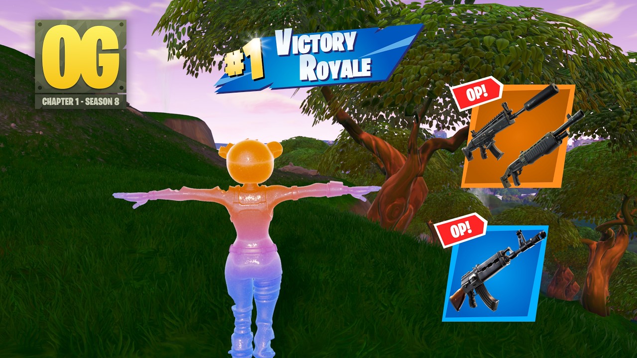 25 Kill Fortnite Solos "FORTNITE OG" | High Kill Fortnite OG Season 8 Gameplay (OG GRAPHICS)