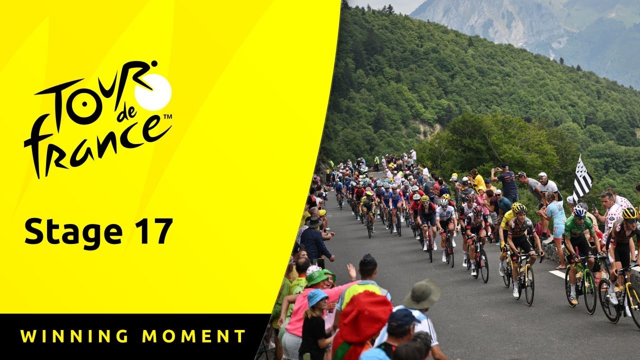 FIRST-EVER TOUR WIN | Stage 17 Tour de France 2024 Highlights background