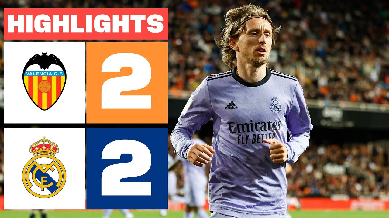 VALENCIA CF 2 - 2 REAL MADRID | RESUMEN LALIGA EA SPORTS backdrop