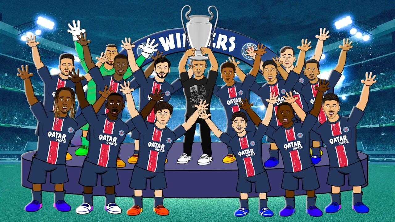PSG WIN THE CHAMPIONS LEAGUEЁЯПЖ 5-0 vs Inter Milan Goals Highlights