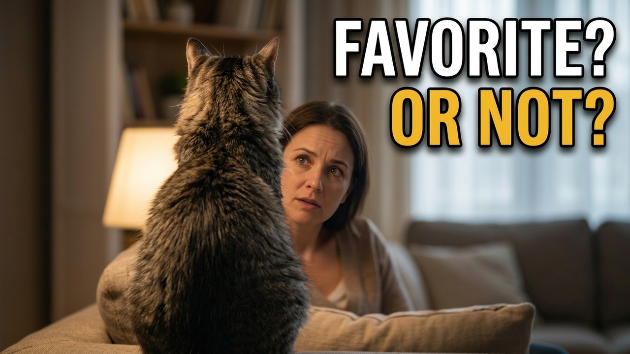 Your Cat's Strange Behavior Finally Explained - Are You Their Favorite? Or Not? background