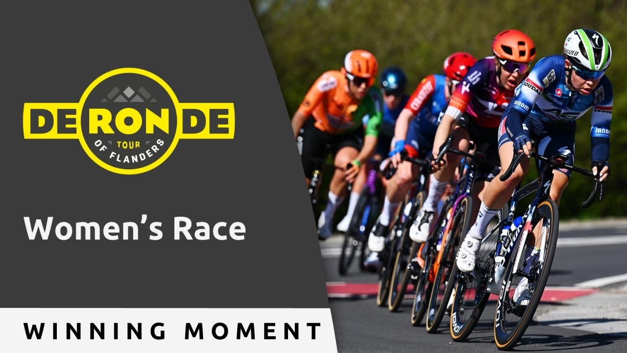 Tour of Flanders 2026 | Women's Race | Winning Moment background