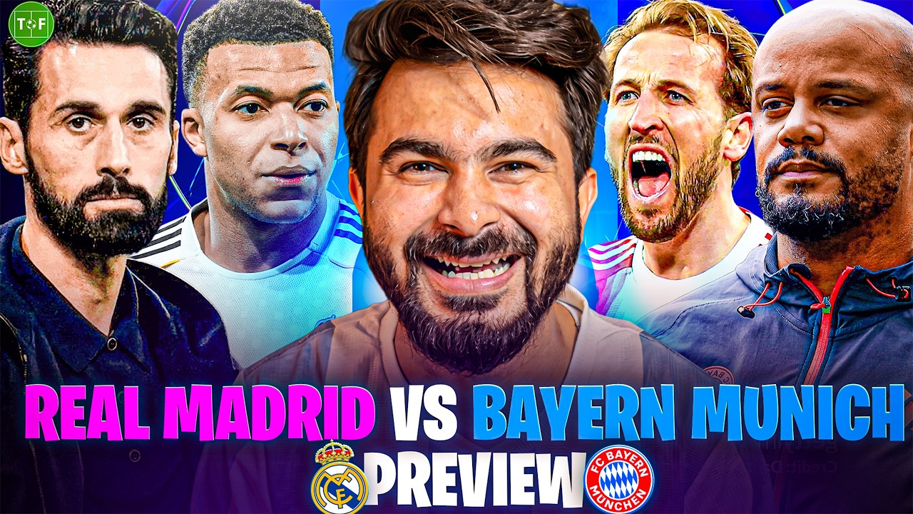 Who Will Win? Real Madrid vs Bayern Munich EPIC Clash in UCL QF 1st Leg Preview background