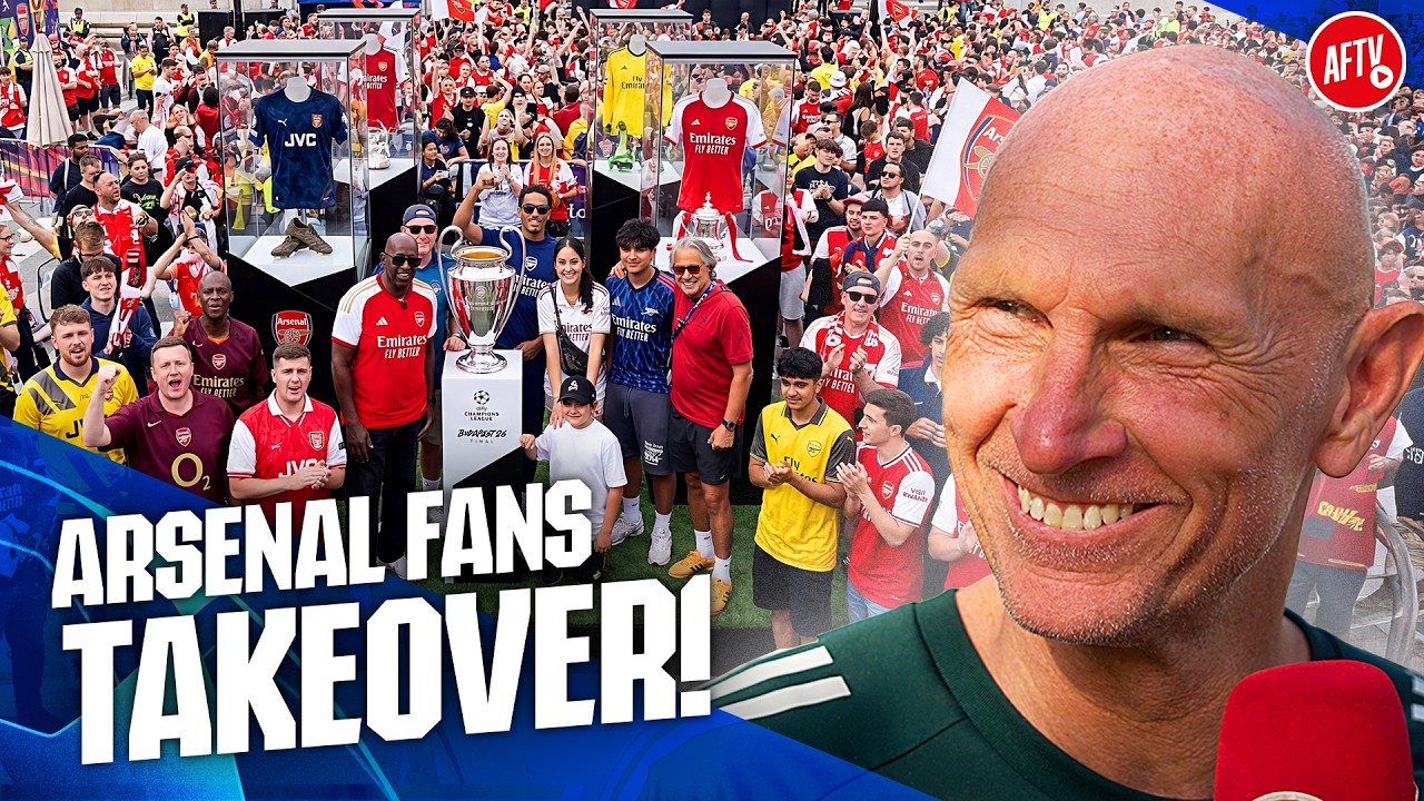 Arsenal Fans Out In Numbers In Budapest!