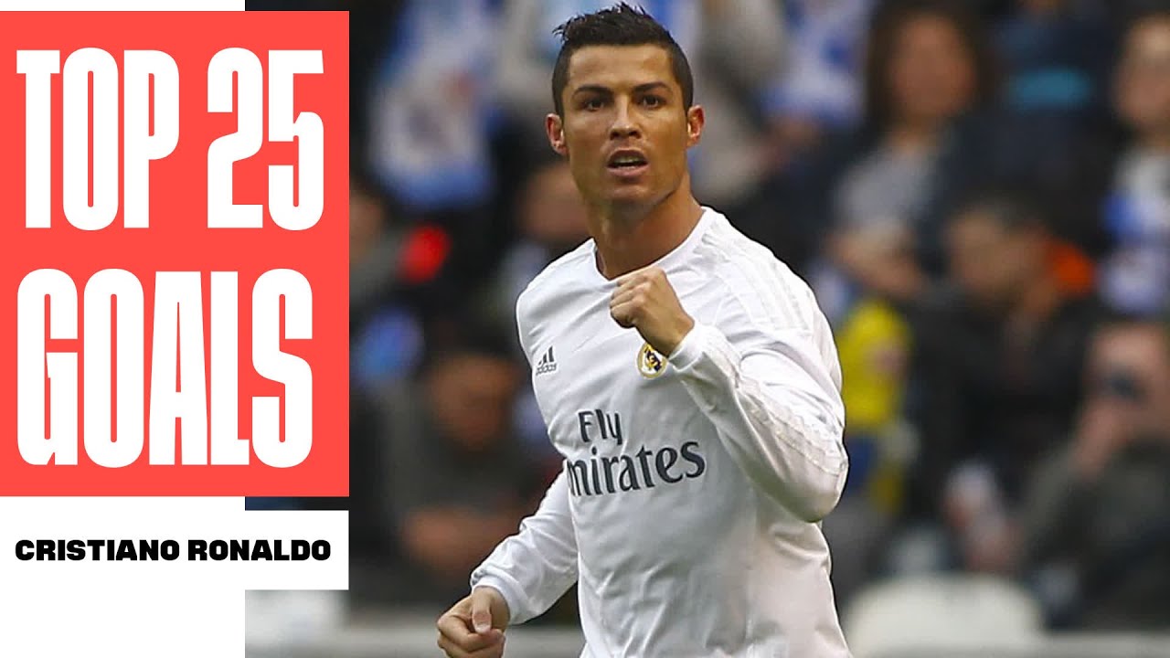 TOP 25 GOALS Cristiano Ronaldo en LaLiga Santander background