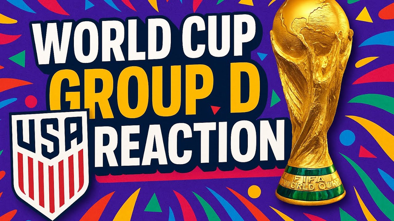 USMNT World Cup Group D reaction 🇺🇸 background