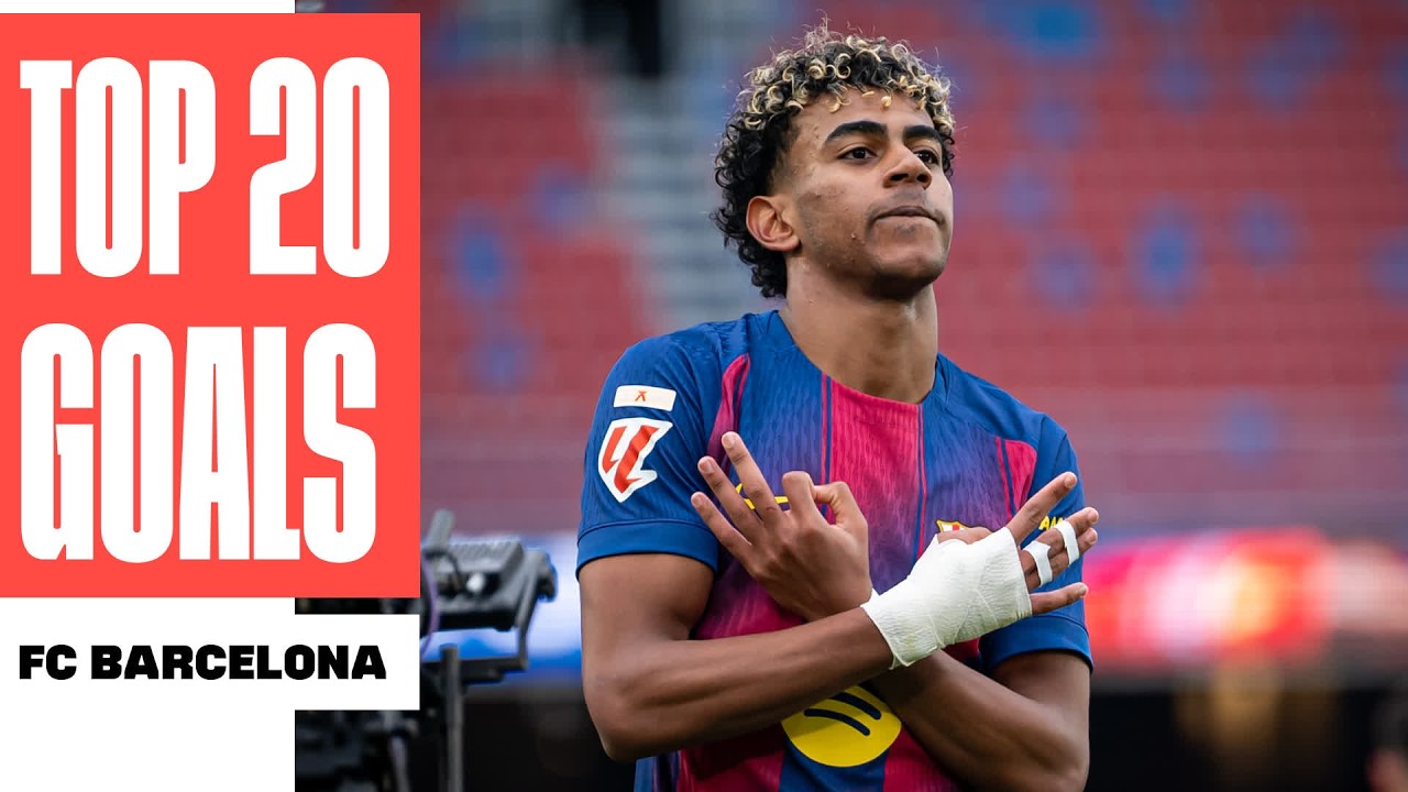 ¡Los 20 MEJORES GOLES del FC BARCELONA CAMPEÓN de LALIGA! 💙🏆❤️
