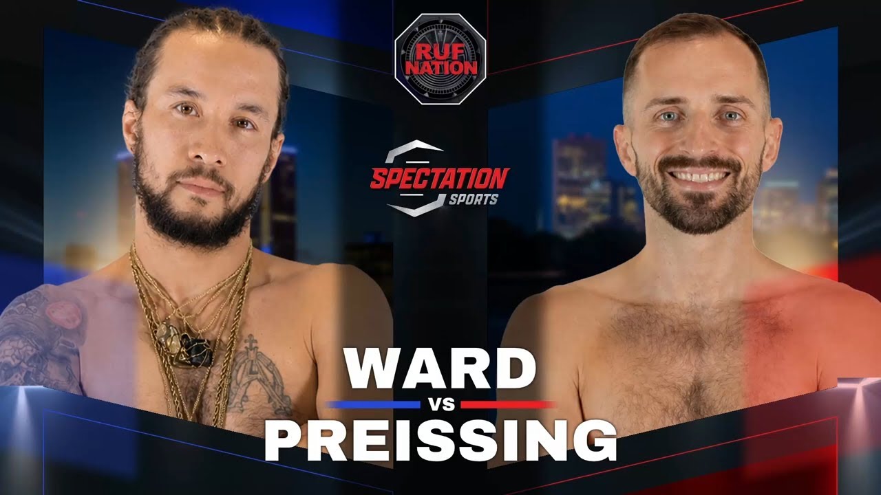 Alex Preissing vs Kendell Ward - RUF 68 background