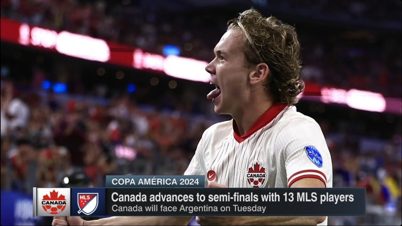 Canada advance to Copa America Semis with 13 MLS Players #futbolamericas backdrop