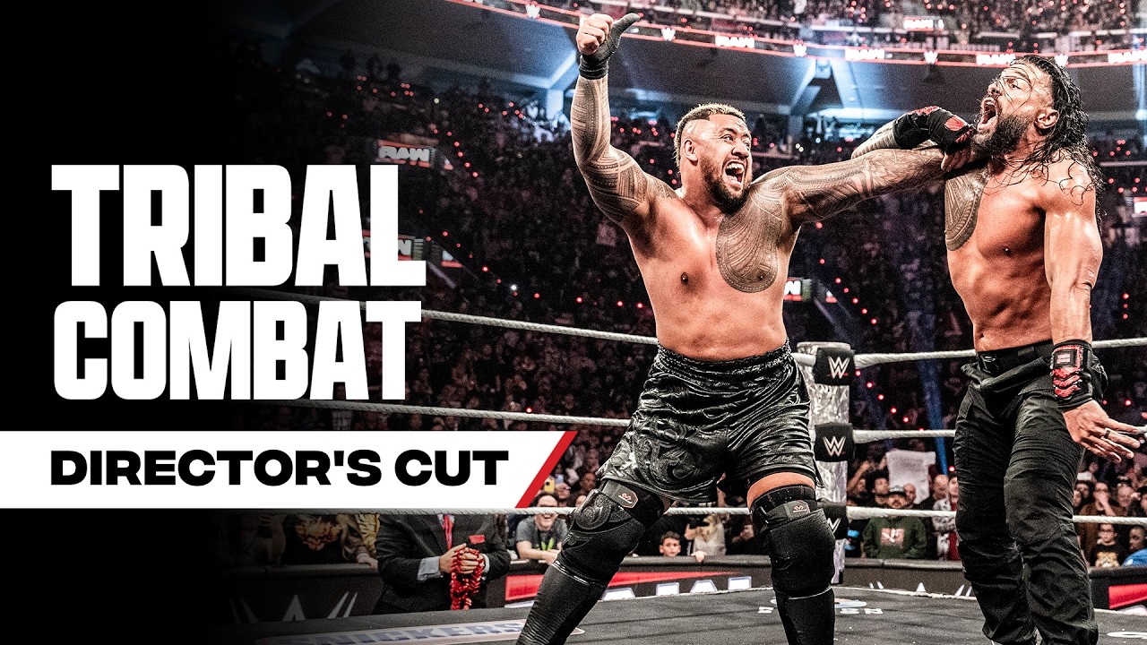 Director's Cut of Roman Reigns vs. Solo Sikoa | Tribal Combat: Raw on Netflix Premiere backdrop