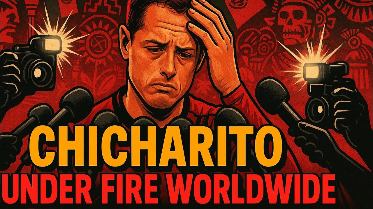 Chicharito under fire for controversial comments. background