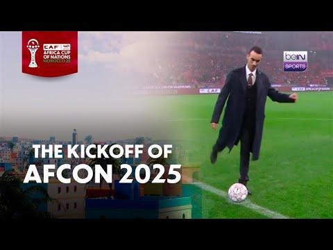 Kickoff of AFCON 2025 by Prince Moulay Hassan bin Mohammed background