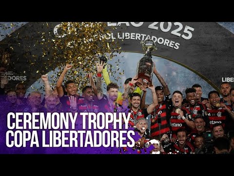 Flamengo Crowned Copa Libertadores Champions | Ceremony Trophy | 11/29/2025 | beIN SPORTS USA background