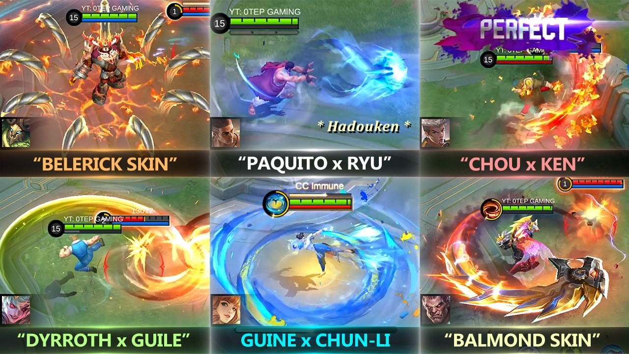 New Skins Gameplay of Chun-Li, Ryu, Ken and more...