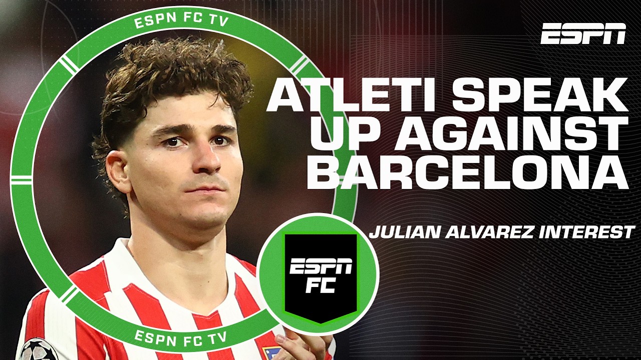 Atletico Madrid responds to Barcelona on social media amid Julian Alvarez interest π | ESPN FC