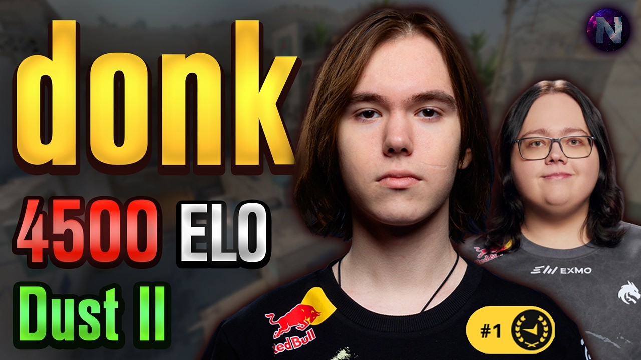 DONK & MAGIXX vs Eternal Fire DUO in Top FACEIT Lobby! donk POV with COMMs (Dust 2)