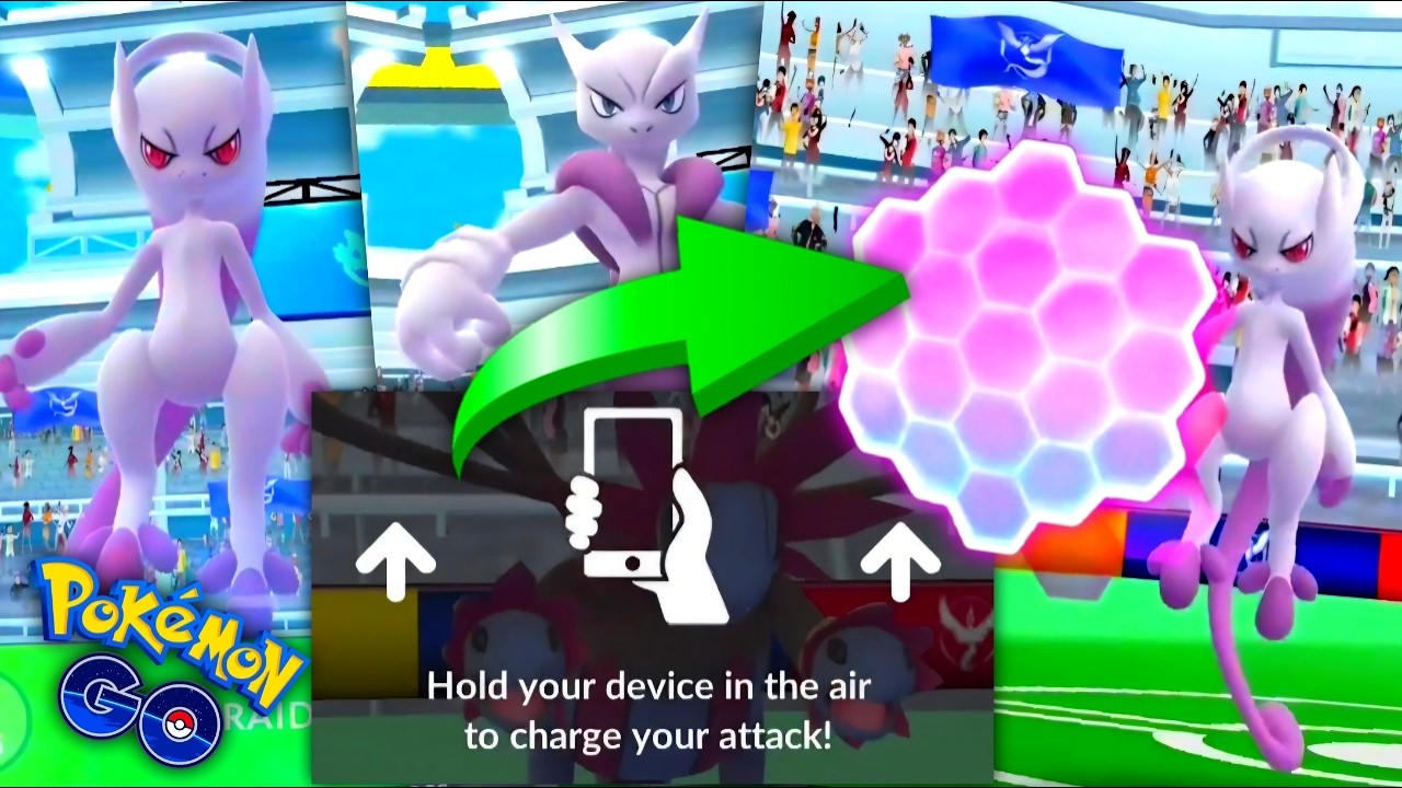 *CATCHING MEGA MEWTWO Y & X LIFTING UP PHONE TO ATTACK + CATCH* Pokemon GO news@catch6954