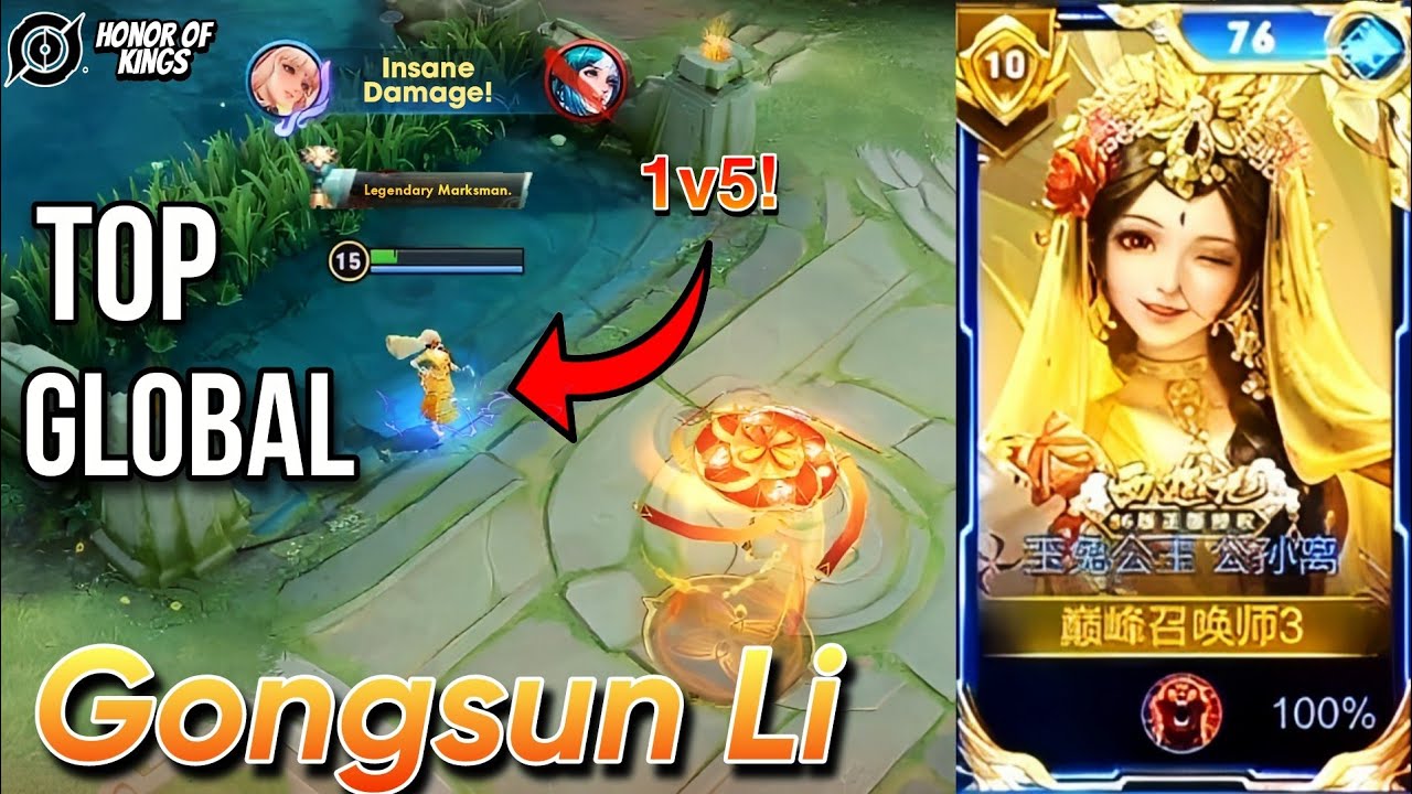 Honor of kings : Top Global Arli Gameplay background