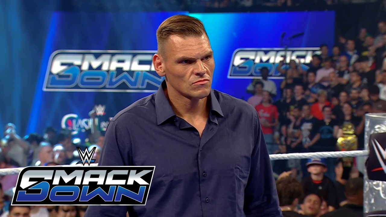 Gunther Entrance: WWE SmackDown in Barcelona, May 29, 2026 background