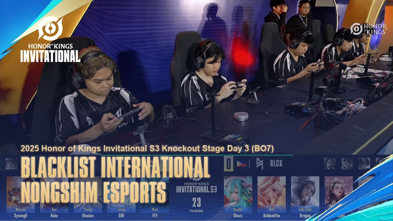 GAME 1- BLACKLIST vs NONGSHIM | Honor of Kings (HoK) Invitational S3 2025 Knockout Stage Day 3