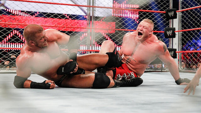 FULL MATCH: Triple H vs. Brock Lesnar | Steel Cage Match: WWE Extreme Rules 2013 background