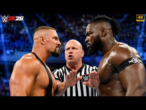 BRON BREAKKER vs OBA FEMI : ROYAL RUMBLE 2026, EXTREME RULES MATCH | WWE2K26 background