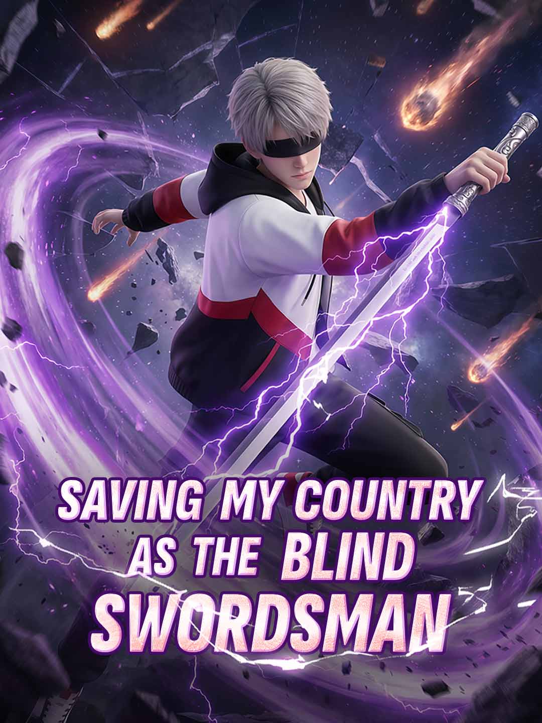 Saving My Country as the Blind Swordsman poster - similar to No One Messes with Mom